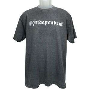 Y2K Independent Truck Company‎ T-Shirt Men’s Large Gray Skateboarding Tee
